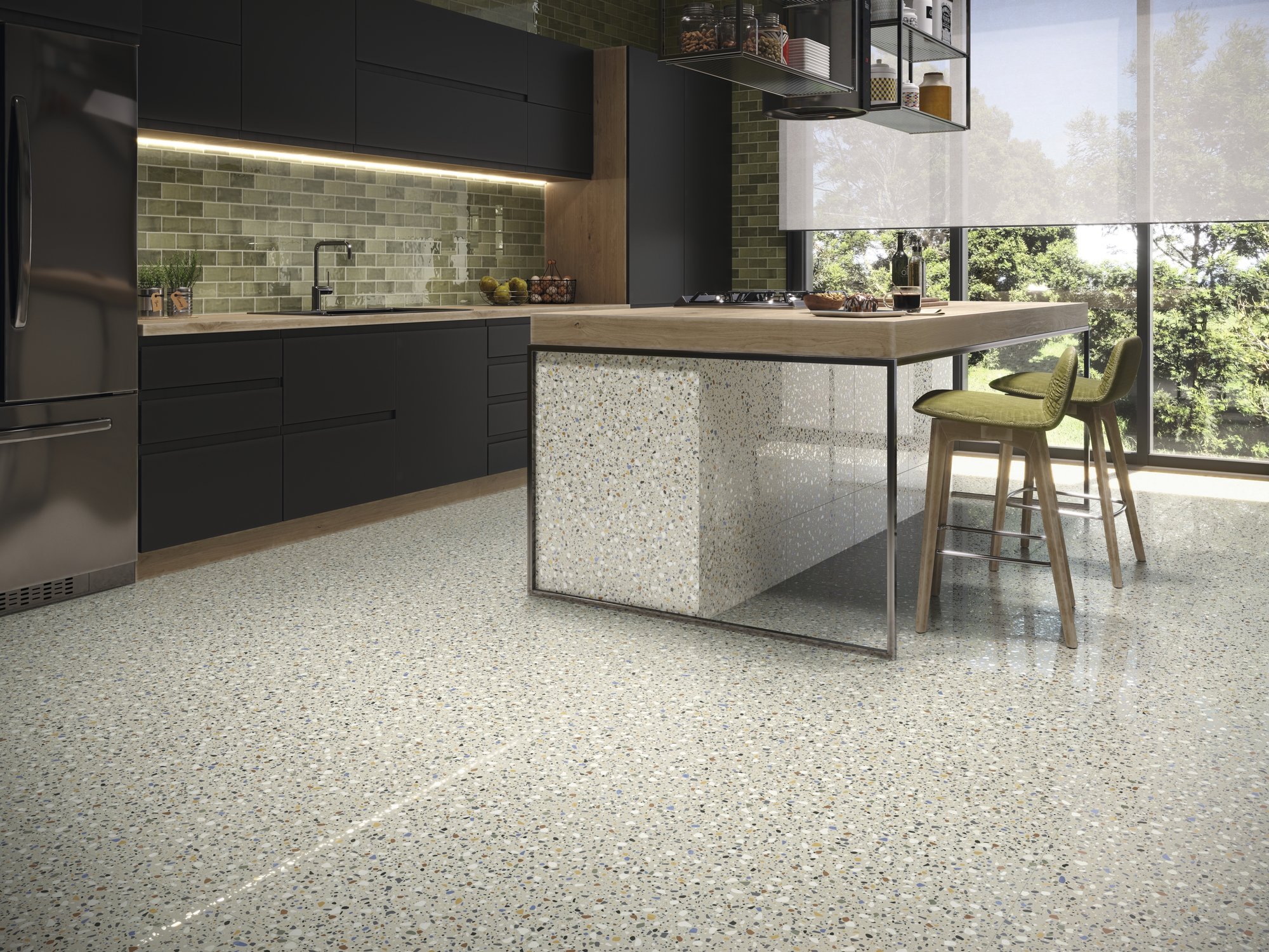 Ape Grupo Коллекция EPOCA Bone Pol 60*60 см (J92) в интерьере